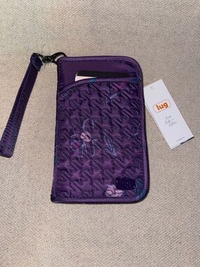 Lug Tandem SE Zip Wallet in Floret Purple - New